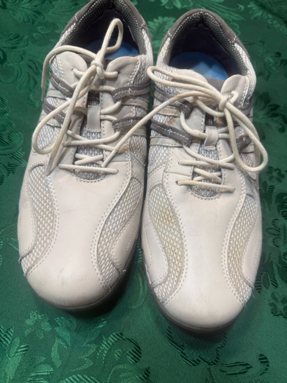 Hush Puppies Men's Athletic Sneakers in White and Gray